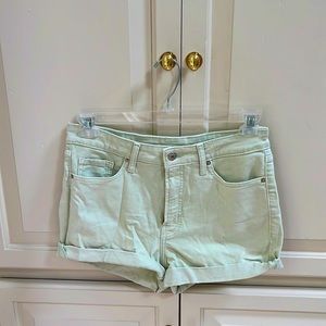Old Navy Sage Green Jean Shorts